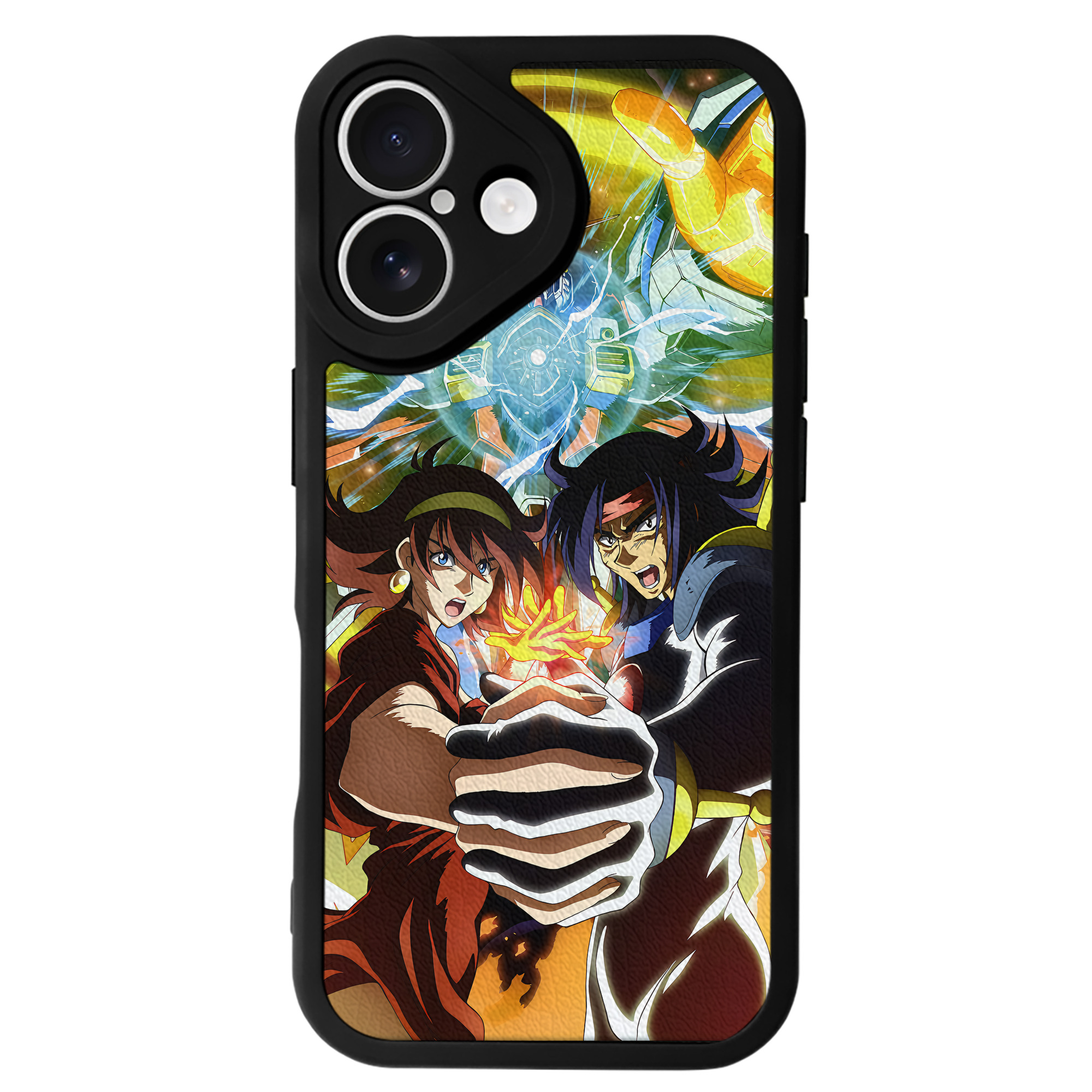 （画像用） 機動戦士ガンダム Mobile Suit Gundam 【iPhone 16シリーズ対応】シリコンスマホケース（レザー調） 材質：シリコン
